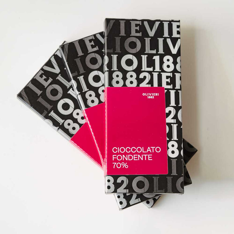 Pack 3 Tavolette cioccolato fondente al 70%