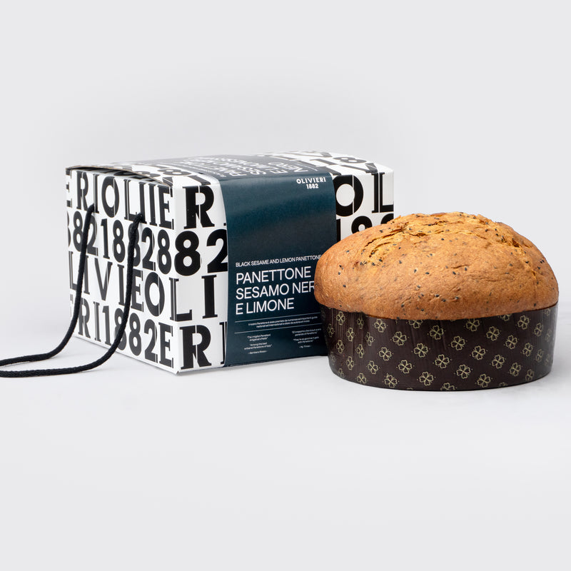 Panettone Sesamo Nero e Limone