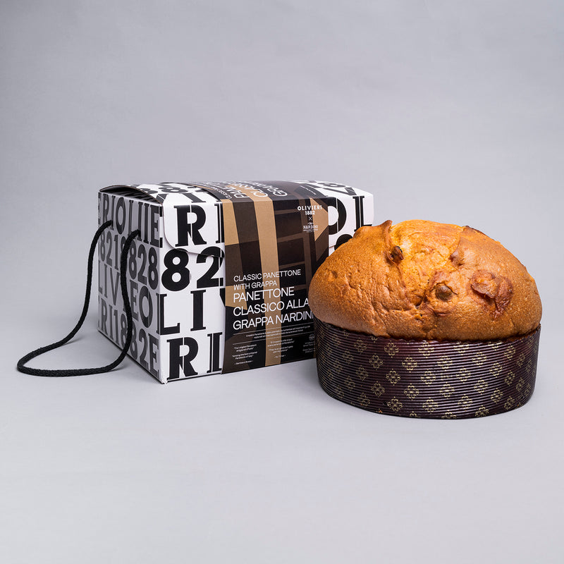 Panettone Classico alla Grappa - Olivieri 1882 x Nardini